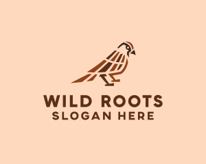 Wild Sparrow Bird logo design