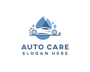 Car Auto Wash Cleaning logo design