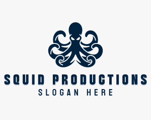 Squid Mythical Creature logo