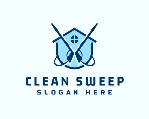 Home Cleaning Pressure Washer  logo design