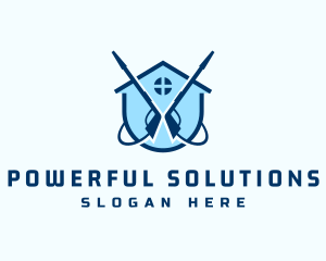 Home Cleaning Pressure Washer  logo design