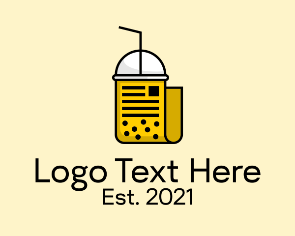 Boba Tea logo example 1