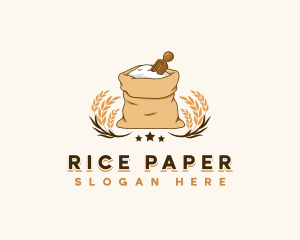 Flour Sack Wheat logo design