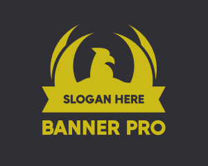 Golden Eagle Banner logo design