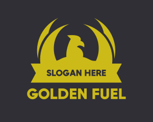 Golden Eagle Banner logo design