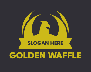 Golden Eagle Banner logo design