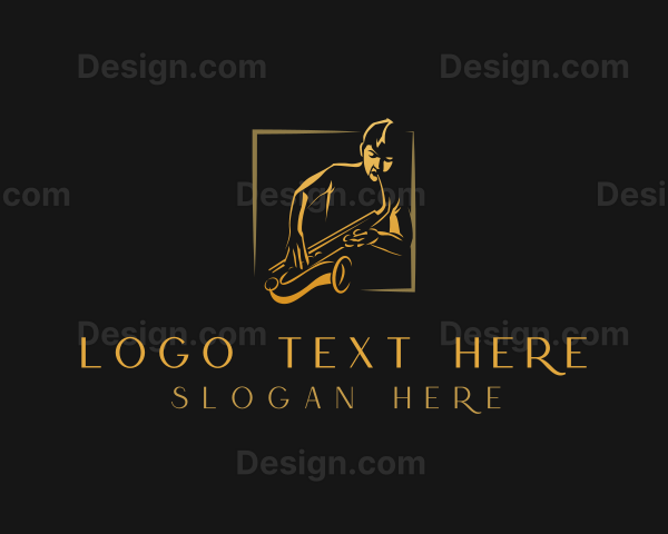 Saxophone Musician Instrument Logo