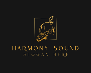 Saxophone Musician Instrument Logo