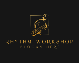 Saxophone Musician Instrument logo
