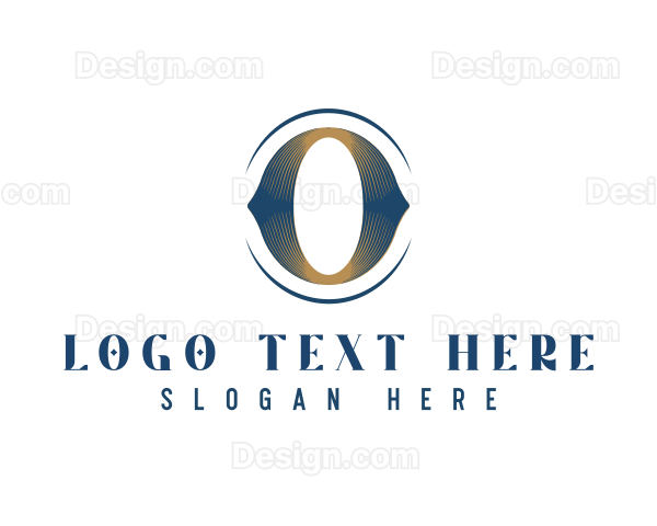 Stylish Business Letter O Logo