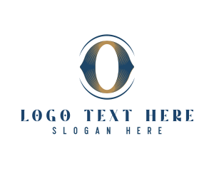 Stylish Expensive Business Letter O logo