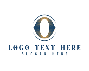 Stylish Business Letter O logo