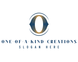 Stylish Business Letter O logo design