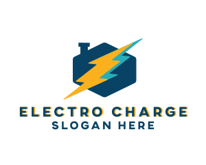 Electric Lightning Power Supply logo design