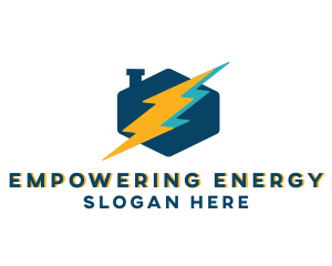 Electric Lightning Power Supply logo design