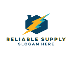 Electric Lightning Power Supply logo design