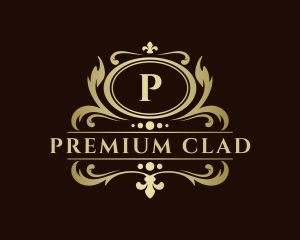 Premium Ornament Crest logo design