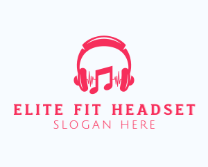 Music Audio Headset logo design