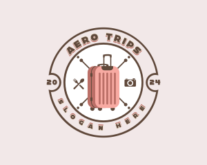 Traveler Luggage Trip logo design