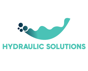 Liquid Water Bubbles logo design