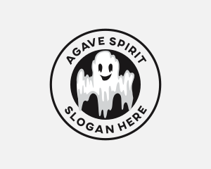 Scary Halloween Ghost  logo design