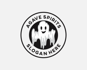 Scary Halloween Ghost  logo design