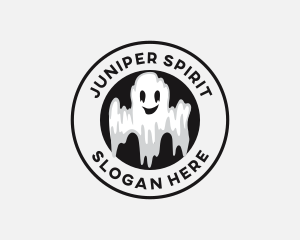 Scary Halloween Ghost  logo design