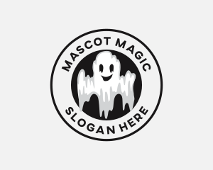 Scary Halloween Ghost  logo design