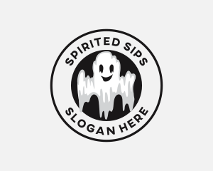 Scary Halloween Ghost  logo design