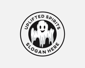 Scary Halloween Ghost  logo design