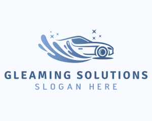 Gradient Car Wash logo design