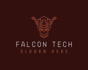 Falcon Military Air Fore  logo design