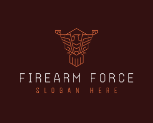 Falcon Military Air Fore  logo design