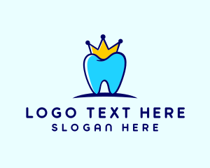 Dental Tooth Crown logo