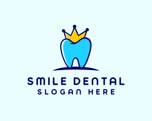 Dental Tooth Crown logo design