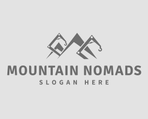 Mountain Crane Construction logo design