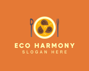 Escargot Seafood Restaurant logo design