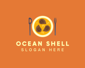 Escargot Seafood Restaurant logo design