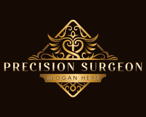 Hospital Medical Caduceus logo design