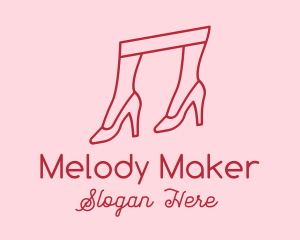 Female Singer Musician  logo design