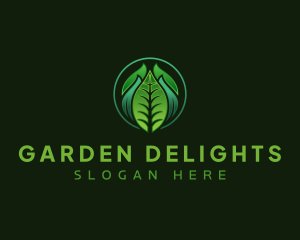 Leaf Organic Plant logo design