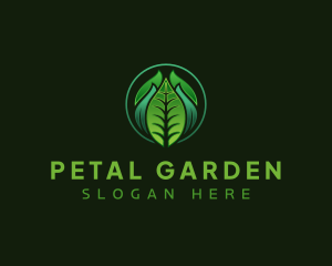 Leaf Organic Plant logo design