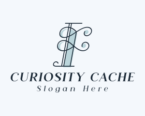 Elegant Swirl Beauty Logo