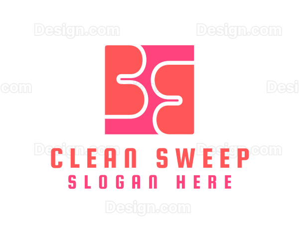 Pink Letter BB Monogram Logo