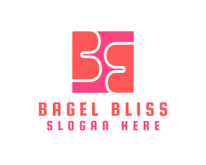 Pink Letter BB Monogram logo design