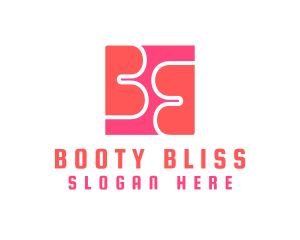 Pink Letter BB Monogram logo design