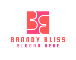 Pink Letter BB Monogram logo design