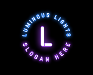 Neon Light Entertainment logo design