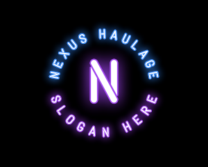 Neon Light Entertainment logo design