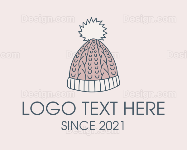 Knit Winter Hat Logo